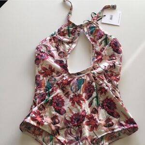 Beach Riot halter one piece M - never worn